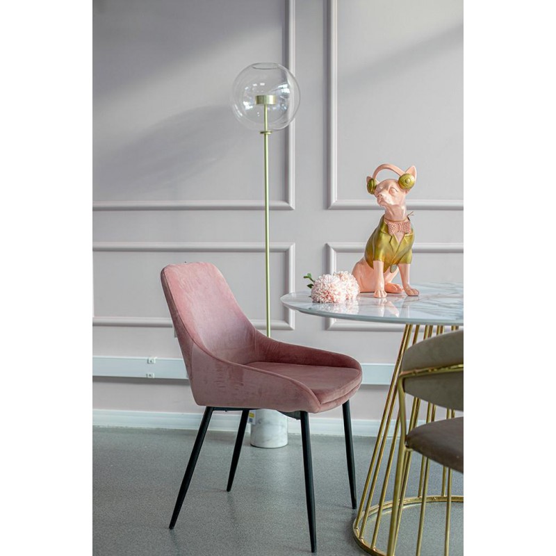 RICHMOND dekoracja DOG CHIHUAHUA  różowy