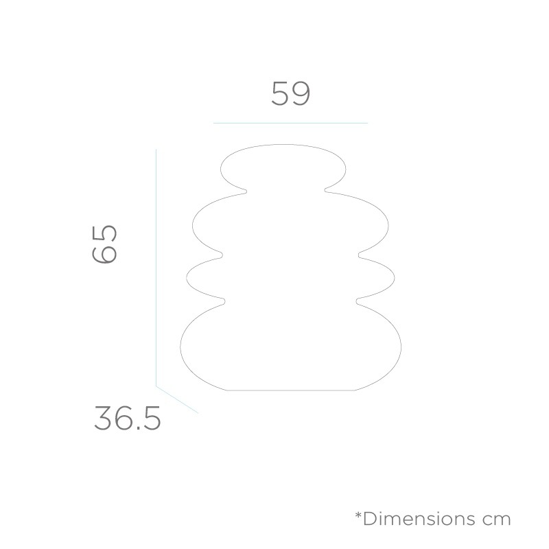 NEW GARDEN lampa ogrodowa BALANS B biała - LED, wbudowana bateria
