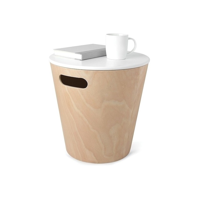 UMBRA stolik WOODROW biały - drewno