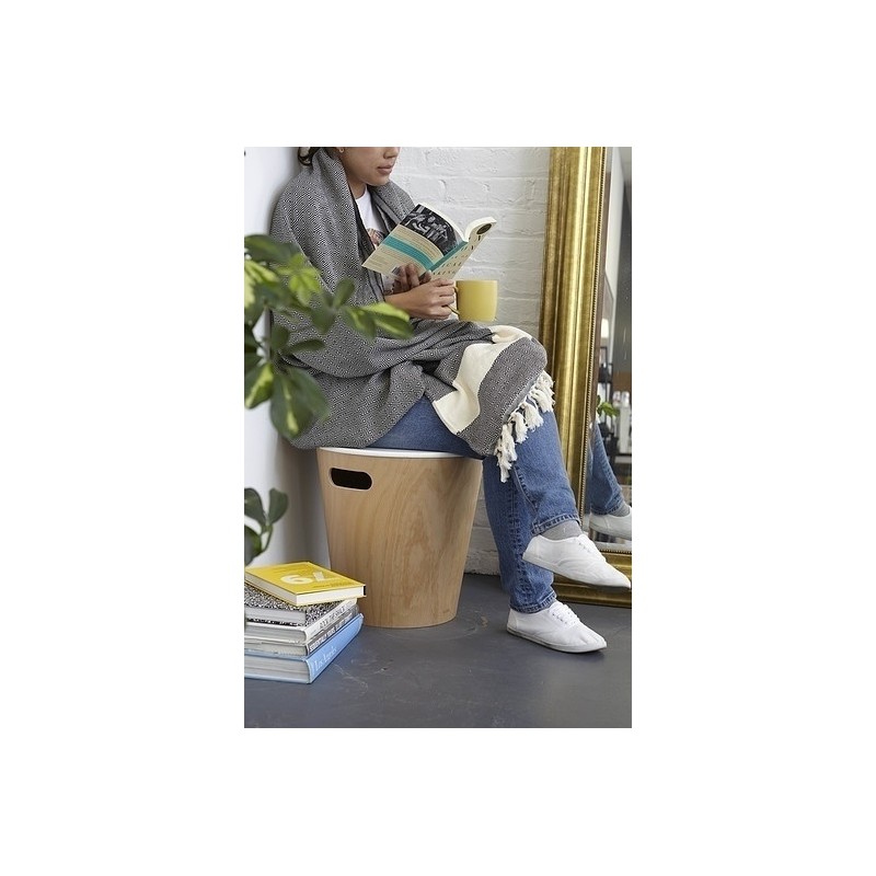 UMBRA stolik WOODROW biały - drewno