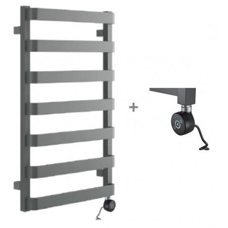 Excellent Meteor Grzejnik Elektryczny Olejowy 400W 85x50 Szary Metalik