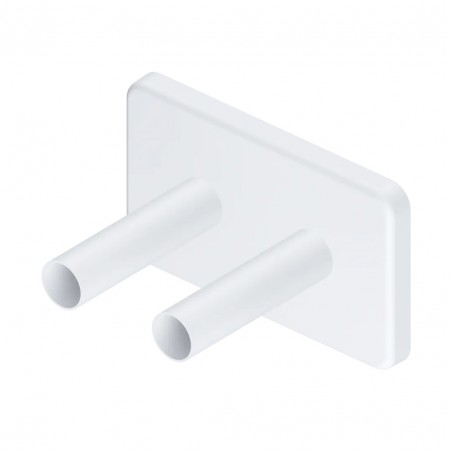 Excellent Rozeta maskująca do zaworów Volaro, mosiężna, biała