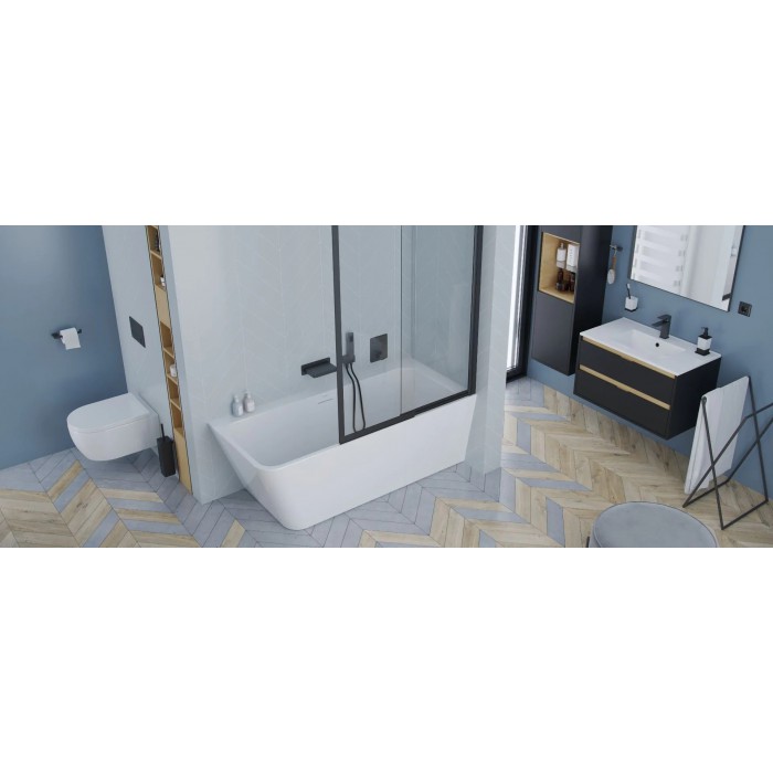 Excellent Wanna Narożna PRAWA 160x73 Lila 2.0...