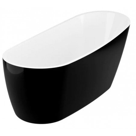 Excellent Wanna Wolnostojąca 175x74 Czarna Comfort 2.0