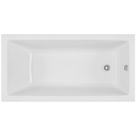 Excellent Wanna Wave Slim 180x80 Prostokątna Biała Do Zabudowy