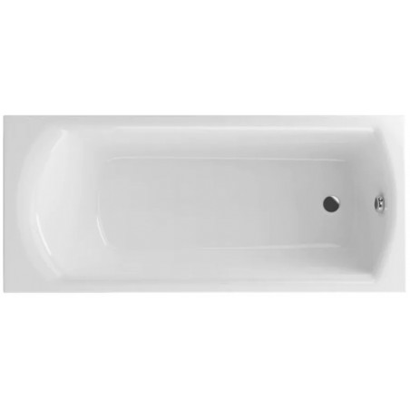 Excellent Wanna Lamia Slim 160x75 Prostokątna Biała Do Zabudowy