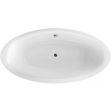 Excellent Duża Wanna Owalna Lumina 190X95 Biała Do Zabudowy