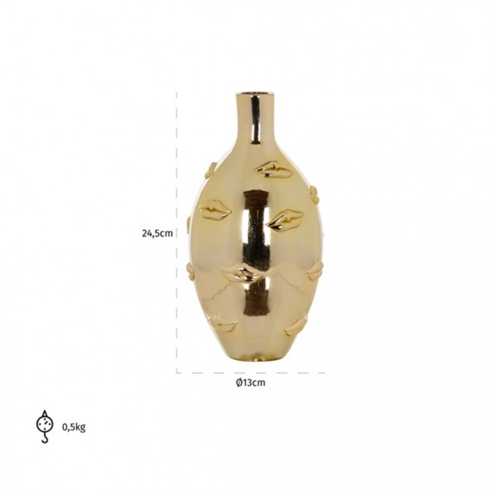 RICHMOND waza KISSES złota - duża