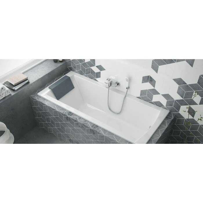 Excellent Zagłówek Wannowy Prim Szary