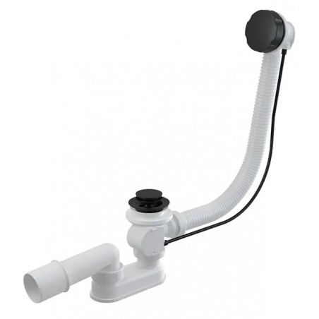 Excellent Simple 80 Przelew Wannowy Automatyczny Czarny