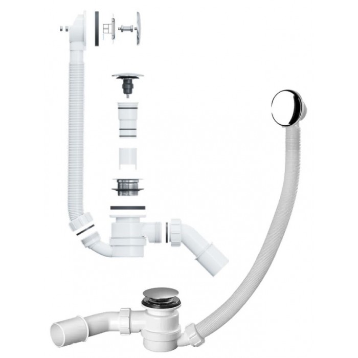 Gamma 70 Przelew Wannowy ClickClack Standardowy...