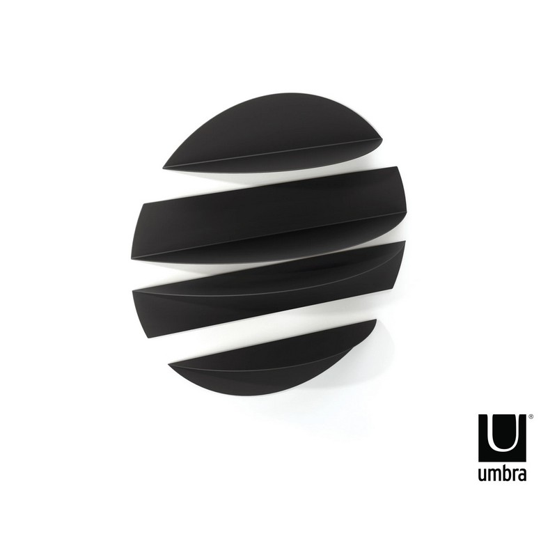 UMBRA półki ścienne SOLIS czarne