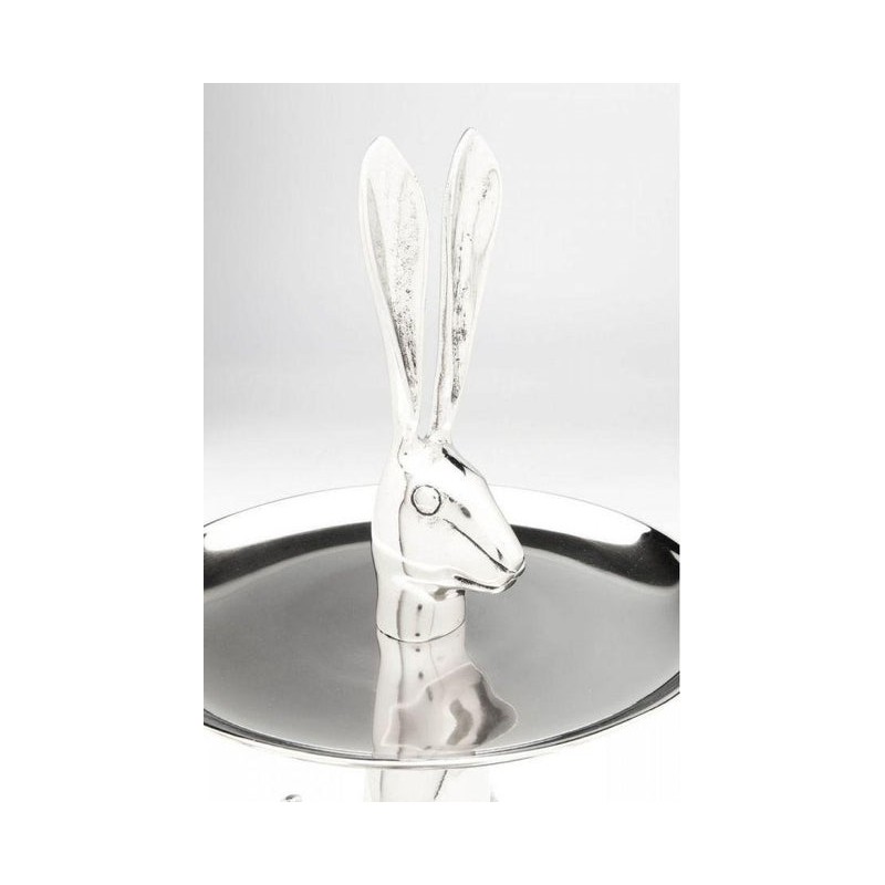 KARE patera / etażerka BUNNY srebrna