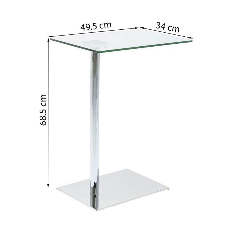 KARE stolik kawowy WEST COAST transparentny