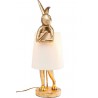 KARE lampa stołowa RABBIT złota / biała