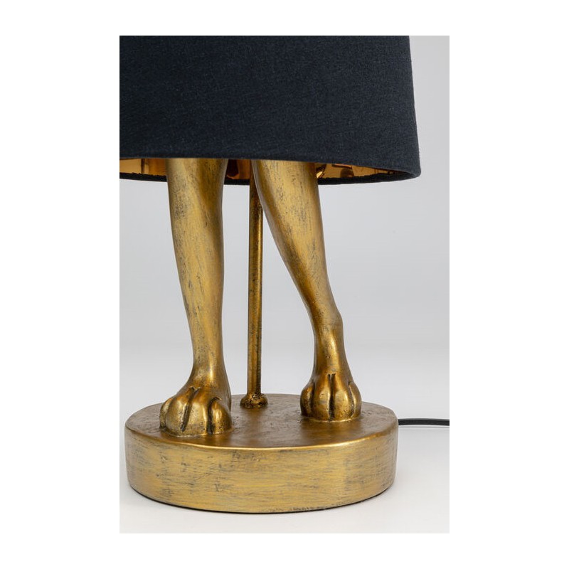 KARE lampa stołowa RABBIT złota / czarna