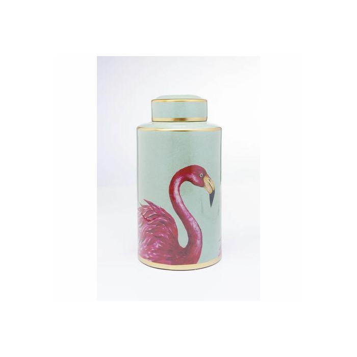 KARE słoik dekoracyjny FLAMINGOS 39cm