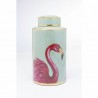 KARE słoik dekoracyjny FLAMINGOS 39cm
