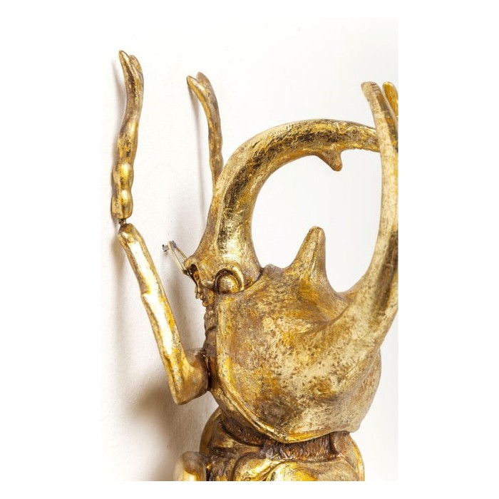 KARE dekoracja ścienna ATLAS BEETLE złota