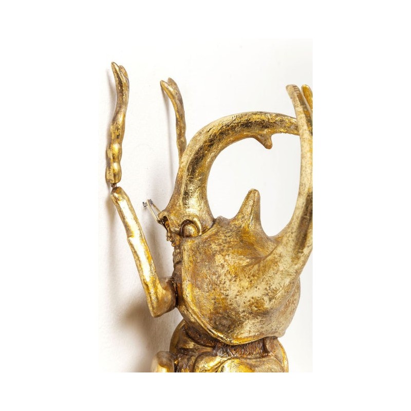 KARE dekoracja ścienna ATLAS BEETLE złota