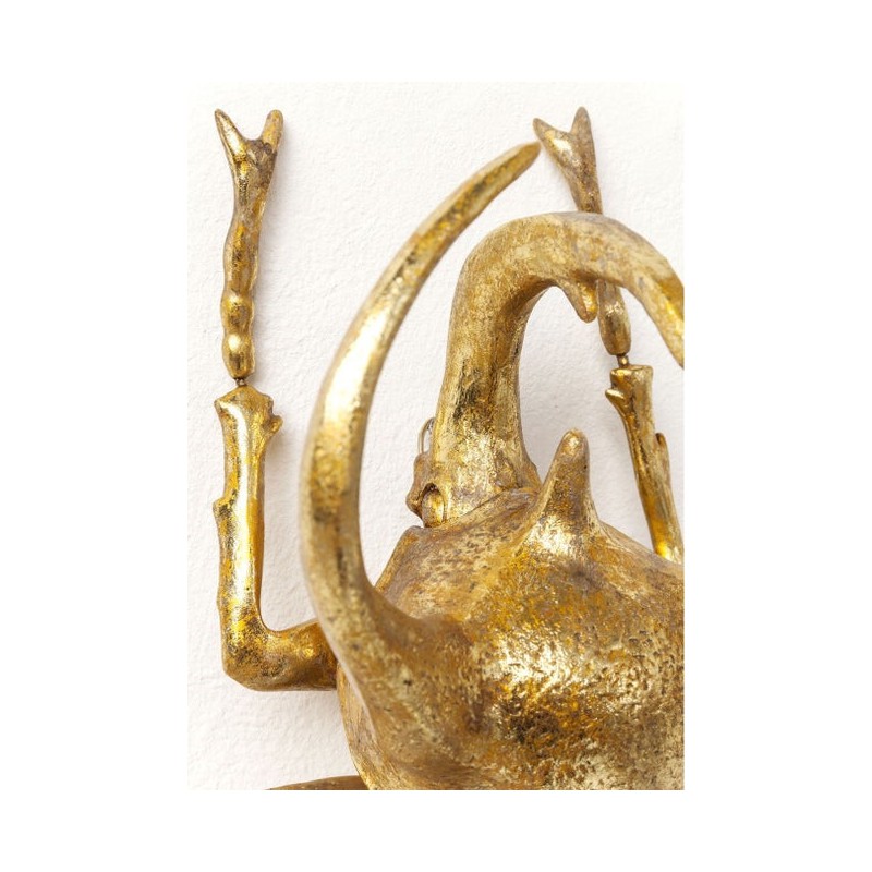 KARE dekoracja ścienna ATLAS BEETLE złota