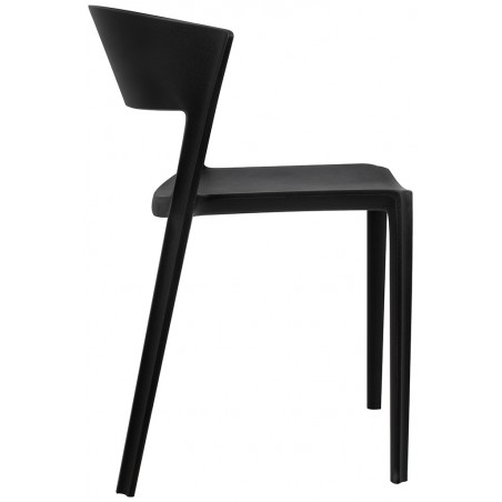 Krzesło JASPER czarne - polipropylen