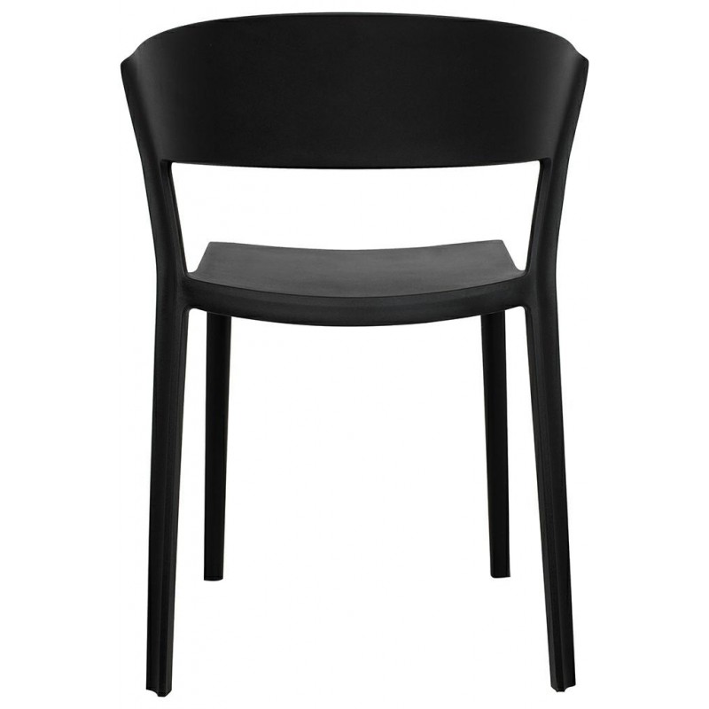 Krzesło JASPER czarne - polipropylen