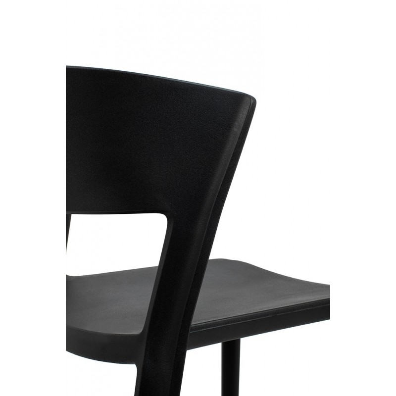 Krzesło JASPER czarne - polipropylen