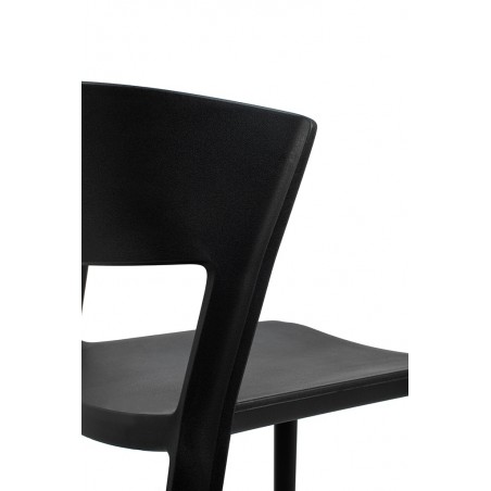 Krzesło JASPER czarne - polipropylen
