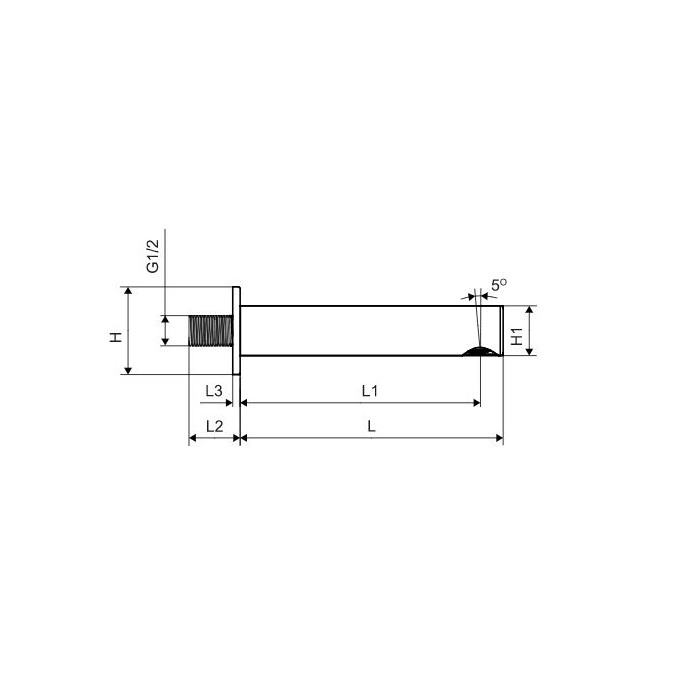 Excellent PI Wylewka Wannowa Chrom