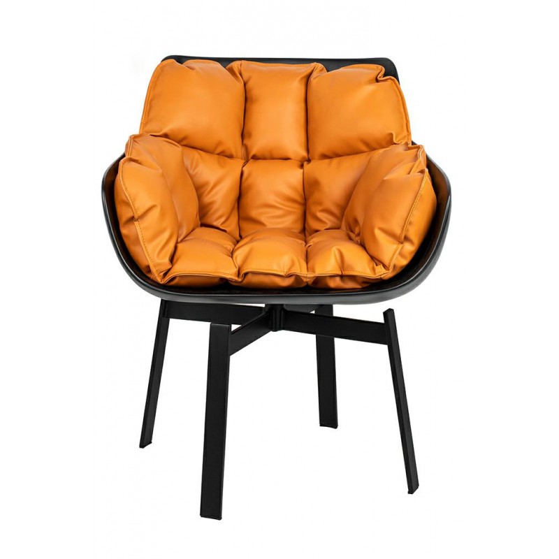 Krzesło obrotowe SHIBA brązowe / czarne