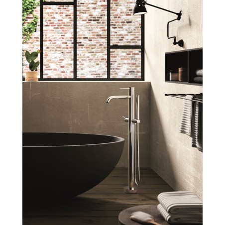 Paffoni Light Bateria wannowa wolnostojąca chrom