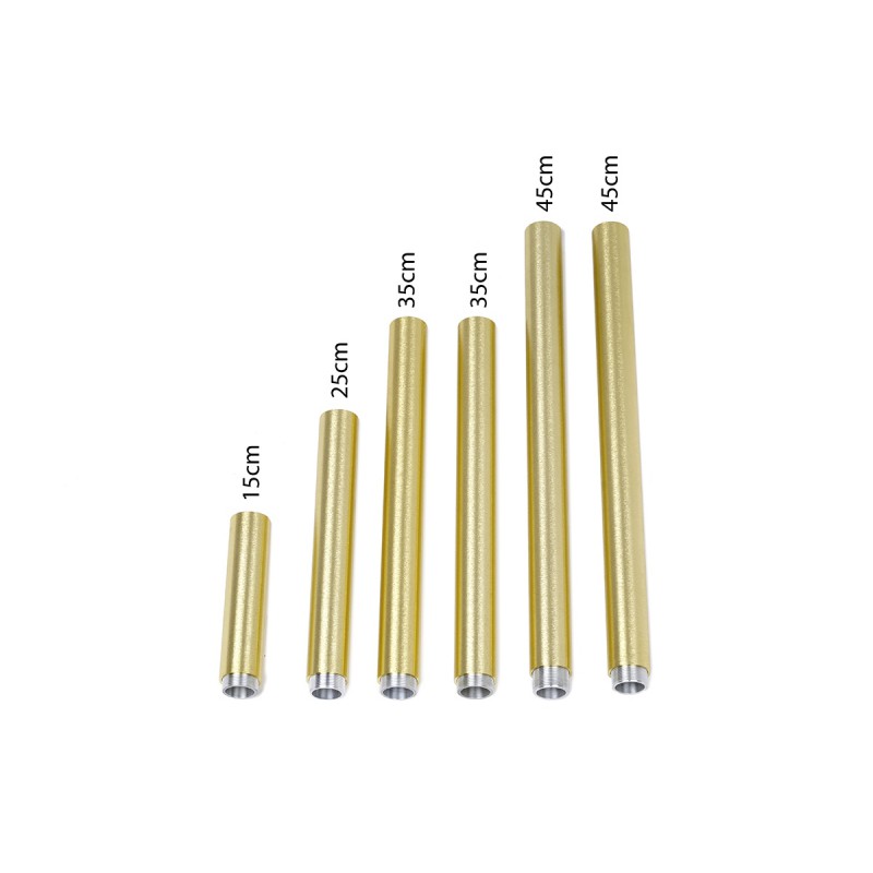 Lampa wisząca ASTRO złota - aluminium, szkło