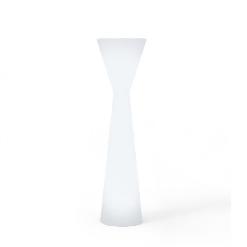 NEW GARDEN lampa podłogowa KONIKA 170 BATTERY biała