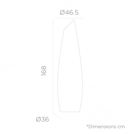 NEW GARDEN lampa ogrodowa FREDO 170 BATTERY biała