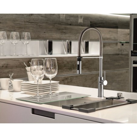 Paffoni Light Bateria zlewozmywakowa kuchenna stojąca Chrom