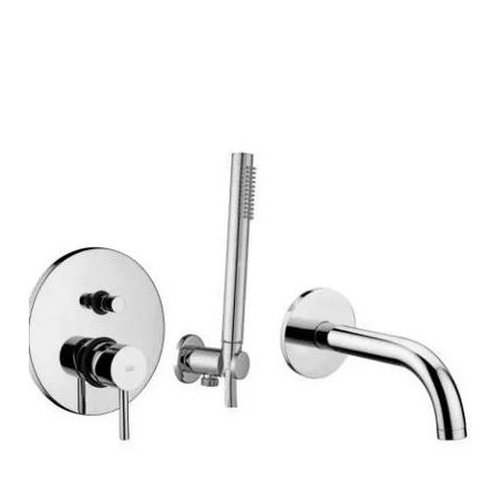 Paffoni Light Zestaw wannowo-prysznicowy podtynkowy chrom