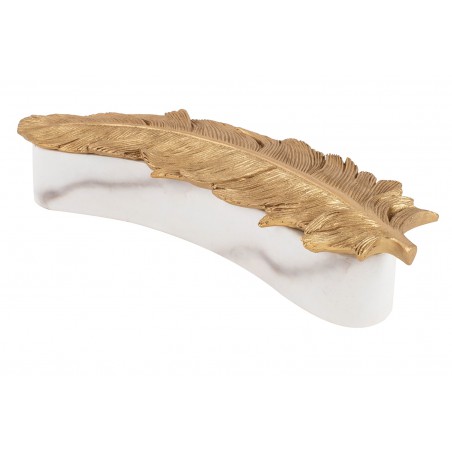 KARE pojeminik na biżuterię ZETA  biały / złoty