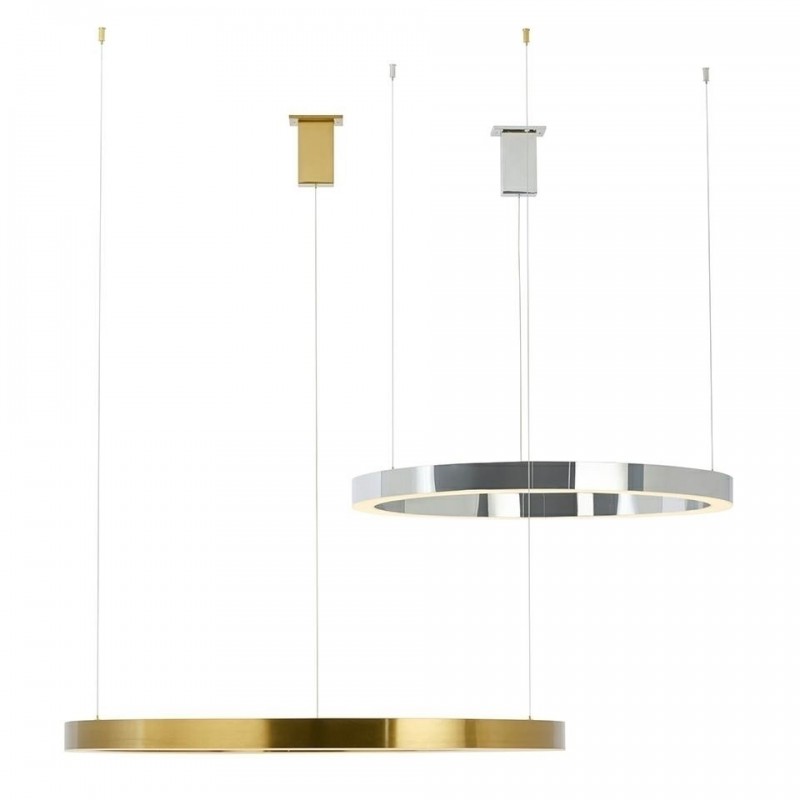 Lampa wisząca RING 100 złota - LED, stal