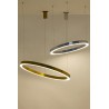 Lampa wisząca RING 100 złota - LED, stal