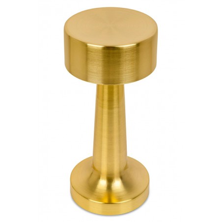 Lampa biurkowa LEE złota - wbudowana bateria, LED