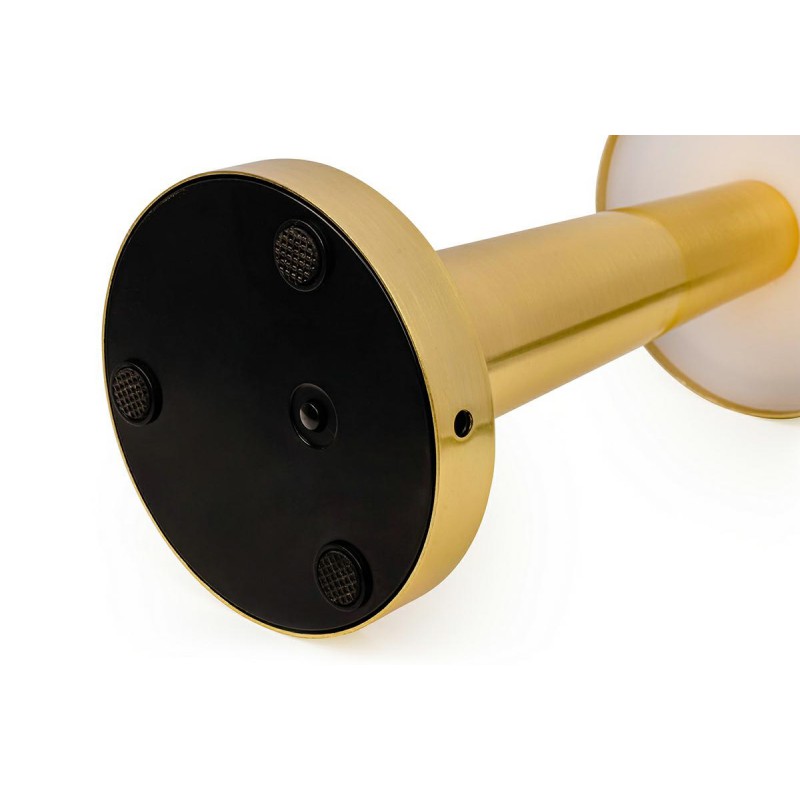 Lampa biurkowa LEE złota - wbudowana bateria, LED