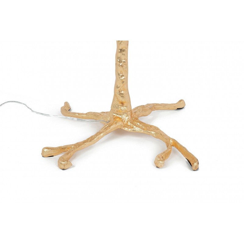 Lampa podłogowa TIFFANY złota / zielona