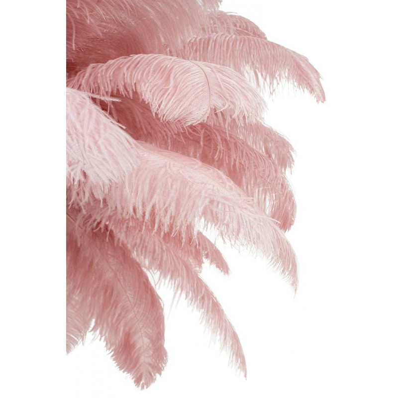 Lampa podłogowa TIFFANY złota / różowa