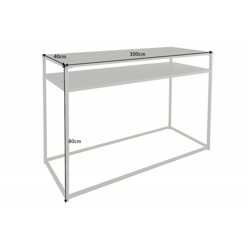 INVICTA konsola DURE STELL 100cm czarna