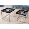 INVICTA zestaw stolików ELEMENTS 2er  czarne