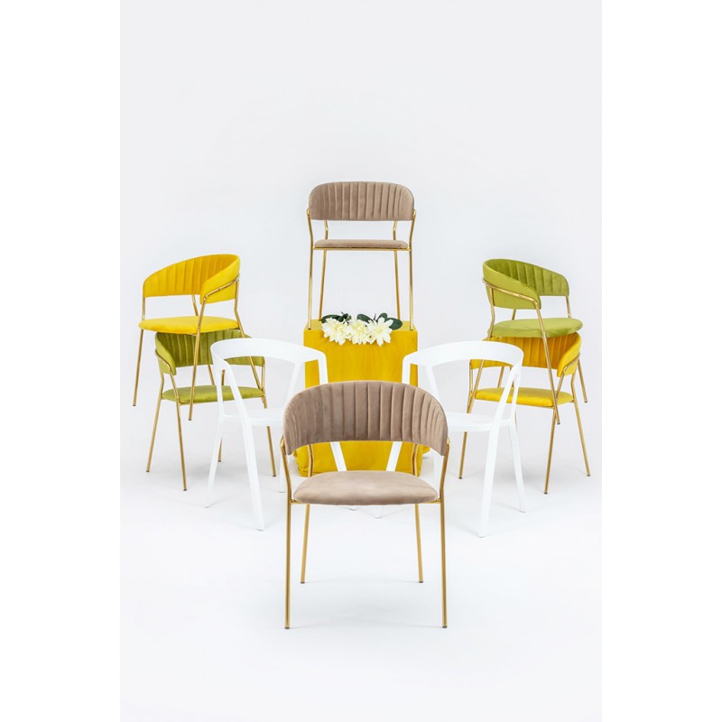 Krzesło MARGO żółte