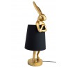 KARE lampa stołowa RABBIT złota / czarna