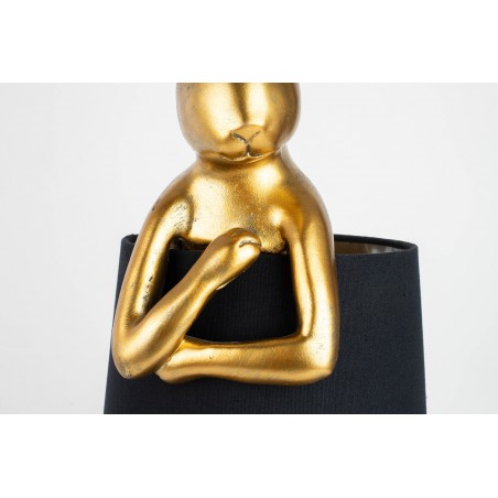 KARE lampa stołowa RABBIT złota / czarna