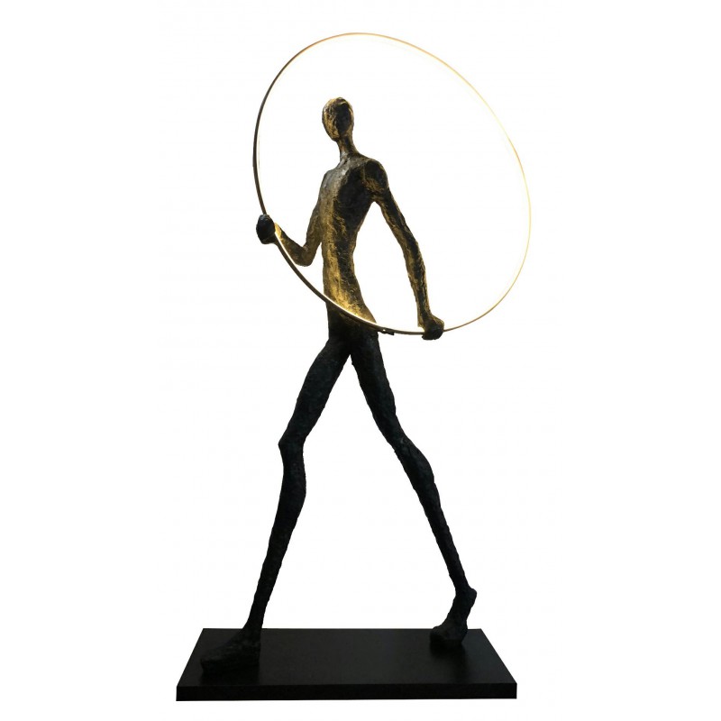 Lampa podłogowa HUMAN ROUND  włókno szklane